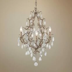 Corbett Amadeus 20" Wide Vienna Bronze 3-Light Chandelier