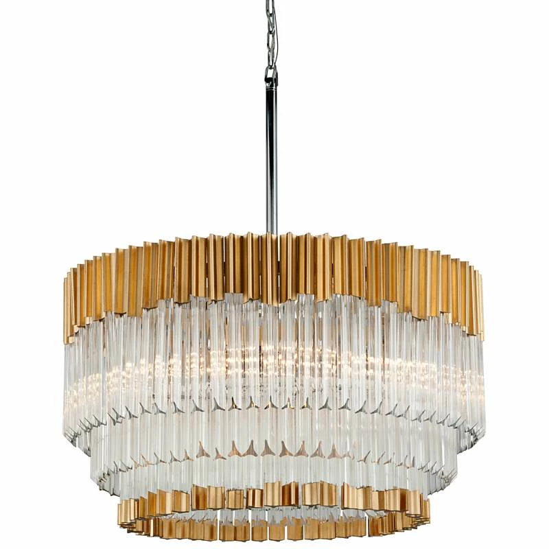 Corbett Charisma 26" Wide Gold Leaf Pendant Light 4 Corbett Charisma 26" Wide Gold Leaf Pendant Light - Image 2