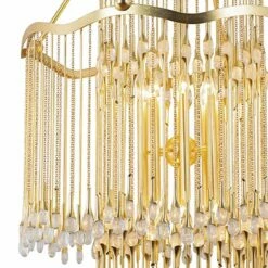 Corbett Kiara 40" Wide Gold Leaf 16-Light Chandelier -Lighting Sales Shop corbett kiara 40 inch wide gold leaf 16 light chandelier 99g32views1