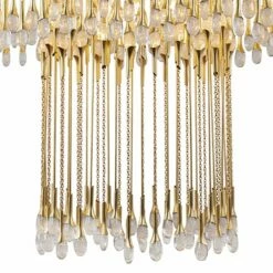 Corbett Kiara 40" Wide Gold Leaf 16-Light Chandelier -Lighting Sales Shop corbett kiara 40 inch wide gold leaf 16 light chandelier 99g32views2