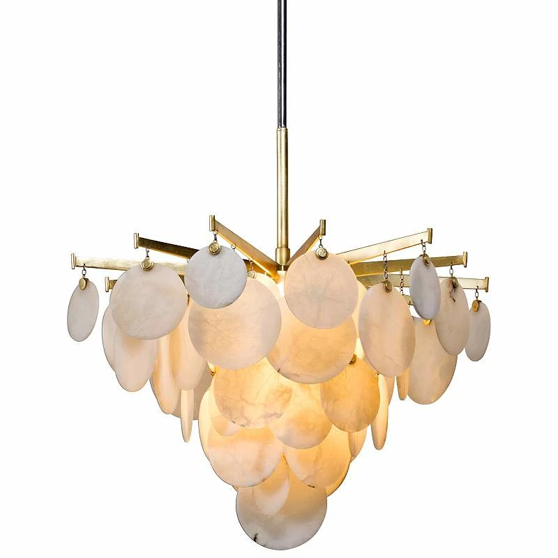 Corbett Serenity 28" Wide Gold Leaf LED Chandelier 4 Corbett Serenity 28" Wide Gold Leaf LED Chandelier - Image 2