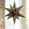 Corbett Star Of The East 30"W Old World Bronze Pendant Light