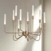Craftmade Valdi 26 1/2"W Satin Brass 10-Light LED Chandelier