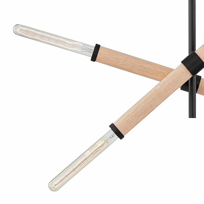 Troy Cruiz 37" Wide Soft Black 4-Light Island Chandelier 5 Troy Cruiz 37" Wide Soft Black 4-Light Island Chandelier - Image 3