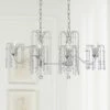 Crystal Rain 33" Wide Chrome 6-Light Island Chandelier 2 Crystal Rain 33" Wide Chrome 6-Light Island Chandelier -Lighting Sales Shop crystal rain 33 inch wide chrome 6 light island chandelier 364m2cropped