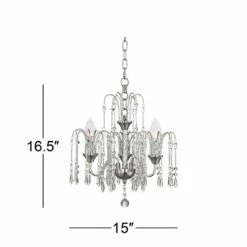 Crystal Rain Chrome 4-Light Swag Chandelier -Lighting Sales Shop crystal rain chrome 4 light swag chandelier 30n29views5