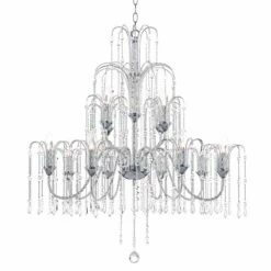 Crystal Rain Collection 33" Wide Large Crystal Chandelier -Lighting Sales Shop crystal rain collection 33 inch wide large crystal chandelier r4677views1
