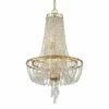 Crystorama Arcadia 18" Wide Antique Gold Crystal Chandelier -Lighting Sales Shop crystorama arcadia 18 inch wide antique gold crystal chandelier 83f79