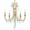 Crystorama Arcadia 23 1/2"W Antique Gold 5-Light Chandelier -Lighting Sales Shop crystorama arcadia 23 and one half inchw antique gold 5 light chandelier 83f51