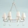 Crystorama Baxter 31 1/2" Wide Nickel 8-Light Chandelier -Lighting Sales Shop crystorama baxter 31 and one half inch wide nickel 8 light chandelier 22n44cropped