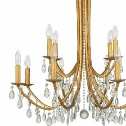 Crystorama Bridgehampton 32" Wide Gold 12-Light Chandelier -Lighting Sales Shop crystorama bridgehampton 32 inch wide gold 12 light chandelier 83f94views2