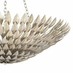 Crystorama Broche 30" Wide Antique Silver Pendant Light -Lighting Sales Shop crystorama broche 30 inch wide antique silver pendant light 7f927views1