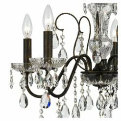 Crystorama Butler 23" Wide 5-Light English Bronze Chandelier -Lighting Sales Shop crystorama butler 23 inch wide 5 light english bronze chandelier 39y01views2