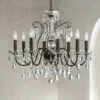 Crystorama Butler 25 1/2" W English Bronze 8-Light Crystal Chandelier -Lighting Sales Shop crystorama butler 25 and one half inch w english bronze 8 light crystal chandelier 947e1cropped