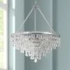 Crystorama Calypso 20" Wide Crystal And Chrome Chandelier -Lighting Sales Shop crystorama calypso 20 inch wide crystal and chrome chandelier 2c239cropped