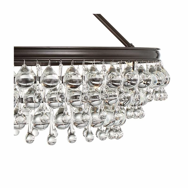 Crystorama Calypso 30" Wide Vibrant Bronze And Crystal Chandelier 5 Crystorama Calypso 30" Wide Vibrant Bronze And Crystal Chandelier - Image 3