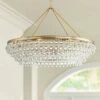 Crystorama Calypso 40" Wide Vibrant Gold And Crystal Chandelier
