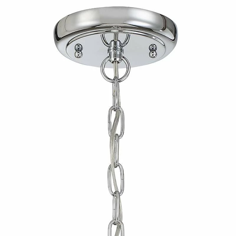 Crystorama Calypso 7 1/2"W Convertible Chrome Mini Pendant 6 Crystorama Calypso 7 1/2"W Convertible Chrome Mini Pendant - Image 4