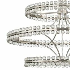 Crystorama Clover 48"W Brushed Nickel 24-Light Chandelier 8 Crystorama Clover 48"W Brushed Nickel 24-Light Chandelier -Lighting Sales Shop crystorama clover 48 inchw brushed nickel 24 light chandelier 99x46views1