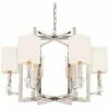 Crystorama Dixon 28 1/2" Wide Polished Nickel Chandelier 1 Crystorama Dixon 28 1/2" Wide Polished Nickel Chandelier -Lighting Sales Shop crystorama dixon 28 and one half inch wide polished nickel chandelier 1p581