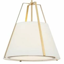 Crystorama Fulton 20" Wide Antique Gold Metal Pendant Light -Lighting Sales Shop crystorama fulton 20 inch wide antique gold metal pendant light 126a0views1