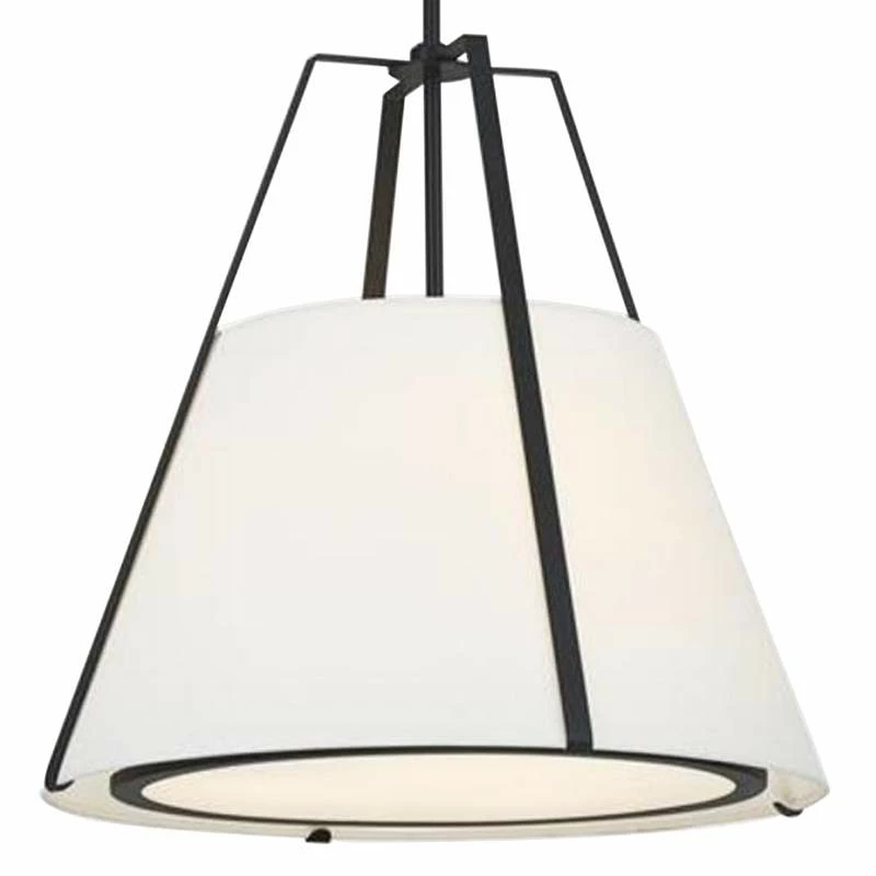 Crystorama Fulton 20" Wide Black Metal Pendant Light 5 Crystorama Fulton 20" Wide Black Metal Pendant Light - Image 3