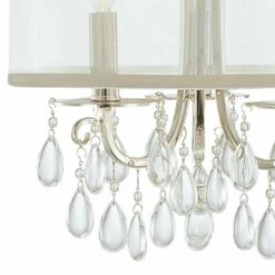 Crystorama Hampton Polished Chrome 14" Wide Mini Chandelier -Lighting Sales Shop crystorama hampton polished chrome 14 inch wide mini chandelier p9677views1