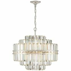 Crystorama Hayes 22" Wide 12-Light Nickel And Crystal Chandelier 11 Crystorama Hayes 22" Wide 12-Light Nickel And Crystal Chandelier -Lighting Sales Shop crystorama hayes 22 inch wide 12 light nickel and crystal chandelier 236r2
