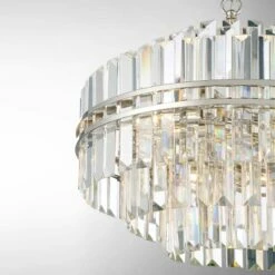 Crystorama Hayes 22" Wide 12-Light Nickel And Crystal Chandelier 13 Crystorama Hayes 22" Wide 12-Light Nickel And Crystal Chandelier -Lighting Sales Shop crystorama hayes 22 inch wide 12 light nickel and crystal chandelier 236r2views2