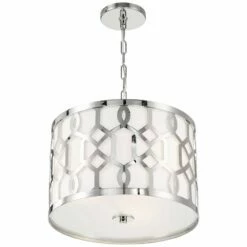 Crystorama Jennings 18 1/4"W Polished Nickel Pendant Light 11 Crystorama Jennings 18 1/4"W Polished Nickel Pendant Light -Lighting Sales Shop crystorama jennings 18 and one quarter inchw polished nickel pendant light 6r229views3