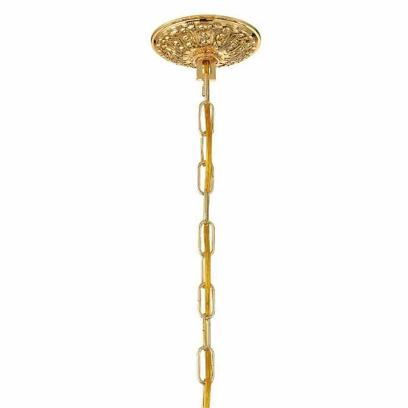 Crystorama Maria Theresa 20"W Gold 6-Light Crystal Chandelier 5 Crystorama Maria Theresa 20"W Gold 6-Light Crystal Chandelier - Image 3