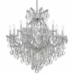 Crystorama Maria Theresa 35"W Chrome 19-Light Crystal Chandelier 7 Crystorama Maria Theresa 35"W Chrome 19-Light Crystal Chandelier -Lighting Sales Shop crystorama maria theresa 35 inchw chrome 19 light crystal chandelier 80n09