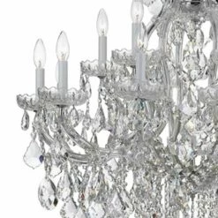 Crystorama Maria Theresa 35"W Chrome 19-Light Crystal Chandelier 8 Crystorama Maria Theresa 35"W Chrome 19-Light Crystal Chandelier -Lighting Sales Shop crystorama maria theresa 35 inchw chrome 19 light crystal chandelier 80n09views1