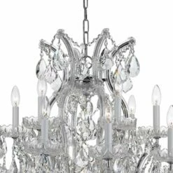 Crystorama Maria Theresa 35"W Chrome 19-Light Crystal Chandelier 9 Crystorama Maria Theresa 35"W Chrome 19-Light Crystal Chandelier -Lighting Sales Shop crystorama maria theresa 35 inchw chrome 19 light crystal chandelier 80n09views2