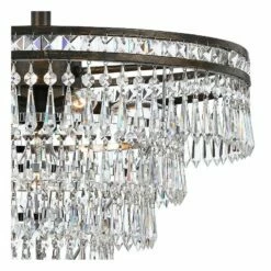 Crystorama Mercer 20"W English Bronze And Crystal Chandelier -Lighting Sales Shop crystorama mercer 20 inchw english bronze and crystal chandelier 1r887views1