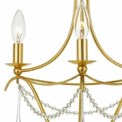 Crystorama Metro 15 1/2"W 3-Light Antique Gold Chandelier -Lighting Sales Shop crystorama metro 15 and one half inchw 3 light antique gold chandelier 71x72views2