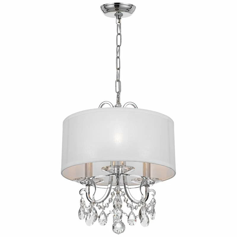Crystorama Othello 15" Wide Polished Chrome Chandelier 4 Crystorama Othello 15" Wide Polished Chrome Chandelier - Image 2