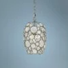Crystorama Palla 8 1/2" Wide Antique Silver Mini Pendant -Lighting Sales Shop crystorama palla 8 and one half inch wide antique silver mini pendant v2031cropped