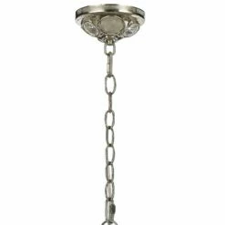 Crystorama Palla 8 1/2" Wide Antique Silver Mini Pendant -Lighting Sales Shop crystorama palla 8 and one half inch wide antique silver mini pendant v2031views3