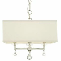 Crystorama Paxton 16"W Polished Nickel 4-Light Chandelier -Lighting Sales Shop crystorama paxton 16 inchw polished nickel 4 light chandelier 40m60views1