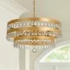 Crystorama Perla 26"W Antique Gold And Crystal Chandelier -Lighting Sales Shop crystorama perla 26 inchw antique gold and crystal chandelier 40k70cropped