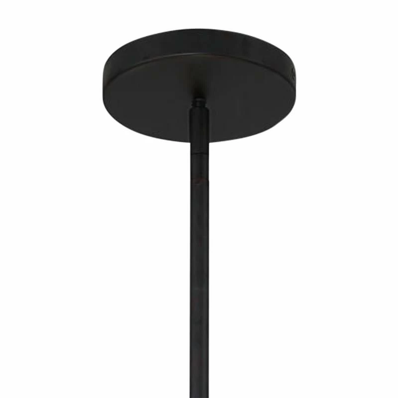 Crystorama Royston 17" Wide Black Drum Pendant Light 6 Crystorama Royston 17" Wide Black Drum Pendant Light - Image 4