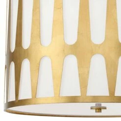 Crystorama Royston 24" Wide Antique Gold Drum Pendant Light -Lighting Sales Shop crystorama royston 24 inch wide antique gold drum pendant light 186n1views1