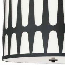 Crystorama Royston 24" Wide Black Drum Pendant Light -Lighting Sales Shop crystorama royston 24 inch wide black drum pendant light 185n1views1