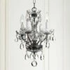 Crystorama Traditional Crystal 11"W Bronze Mini Chandelier