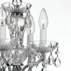 Crystorama Traditional Crystal 11"W Chrome Mini Chandelier 9 Crystorama Traditional Crystal 11"W Chrome Mini Chandelier -Lighting Sales Shop crystorama traditional crystal 11 inchw chrome mini chandelier 6r544views1