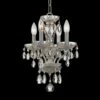Crystorama Traditional Crystal 11"W White Mini Chandelier -Lighting Sales Shop crystorama traditional crystal 11 inchw white mini chandelier 6r546cropped