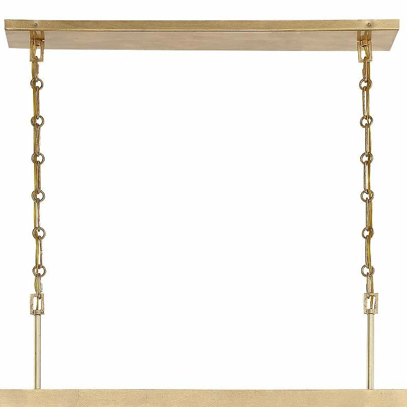 Crystorama Winham 49" Wide Gold 6-Light Island Pendant Light 5 Crystorama Winham 49" Wide Gold 6-Light Island Pendant Light - Image 3