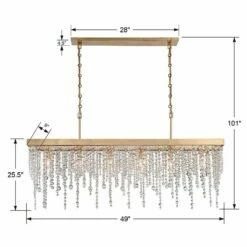 Crystorama Winham 49" Wide Gold 6-Light Island Pendant Light 9 Crystorama Winham 49" Wide Gold 6-Light Island Pendant Light -Lighting Sales Shop crystorama winham 49 inch wide gold 6 light island pendant light 83f47views3