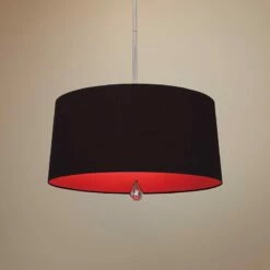 Custis Collection 25 1/2" Wide Blacksmith Black Pendant